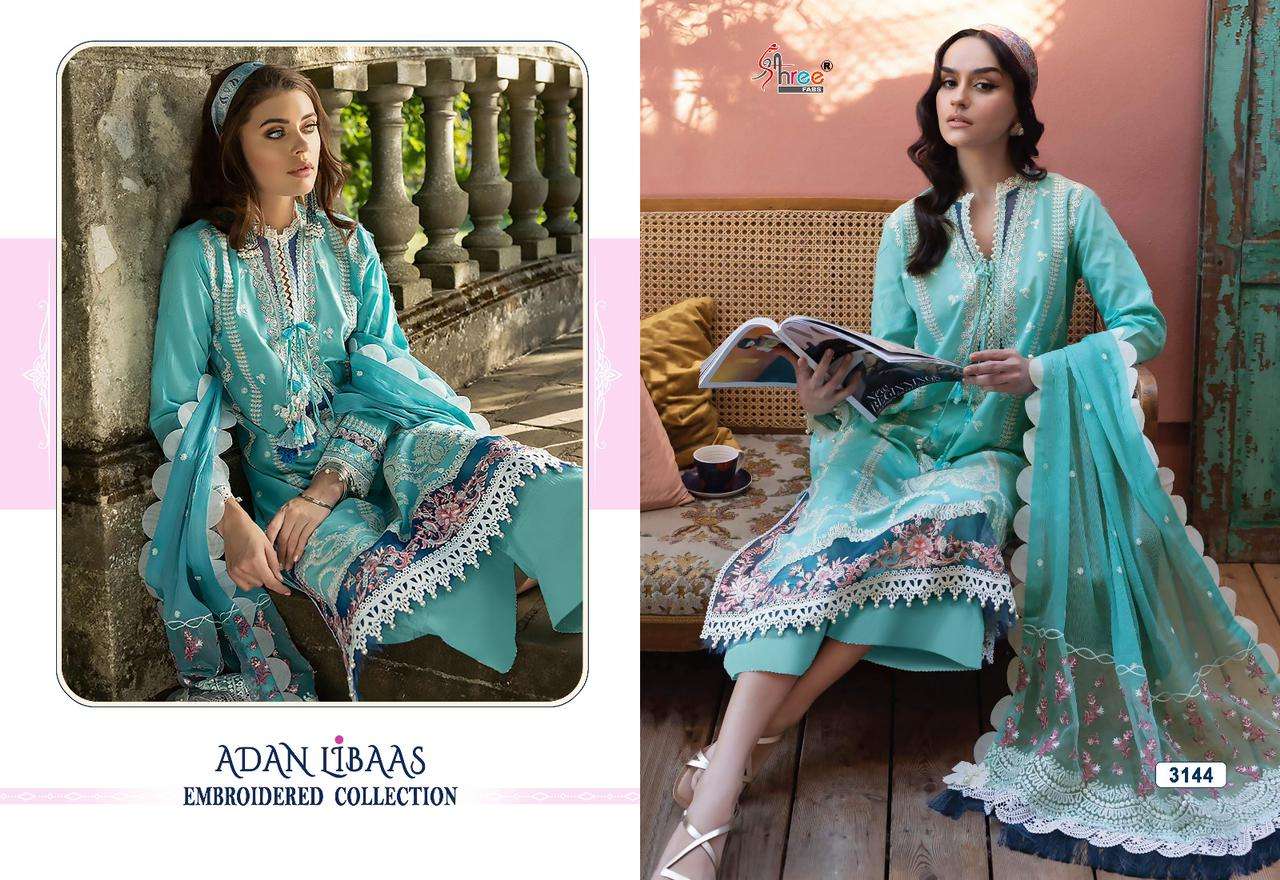 SHREE FABS ADAN LIBAAS EMBROIDERED COLLECTION