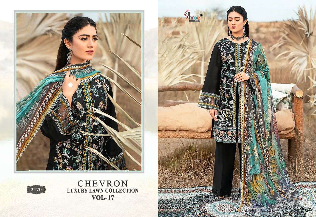 SHREE FABS CHEVRON LUXURY LAWN COLLECTION VOL 17