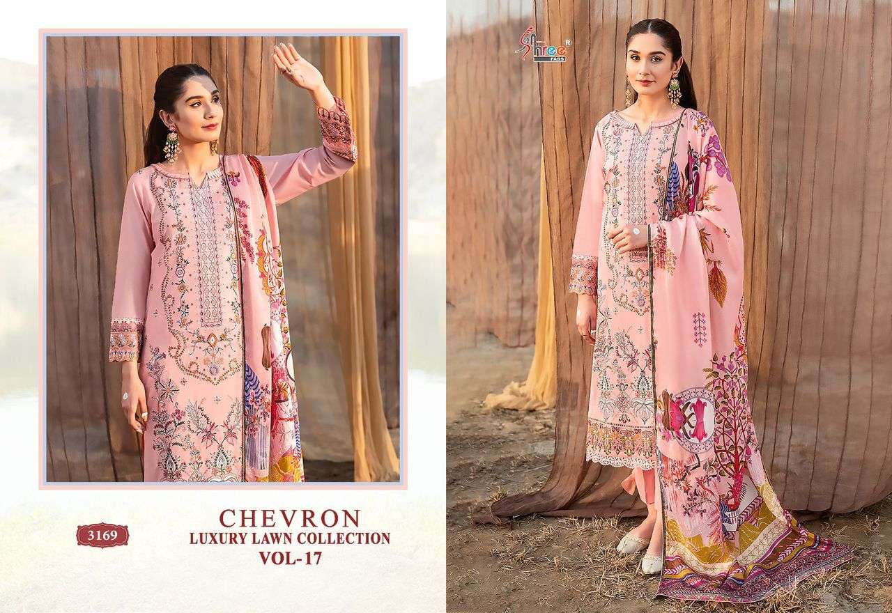 SHREE FABS CHEVRON LUXURY LAWN COLLECTION VOL 17