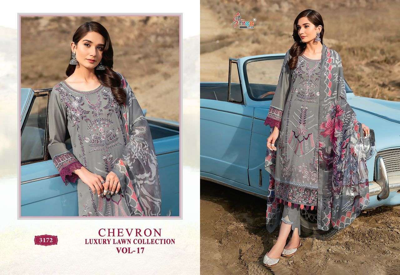 SHREE FABS CHEVRON LUXURY LAWN COLLECTION VOL 17