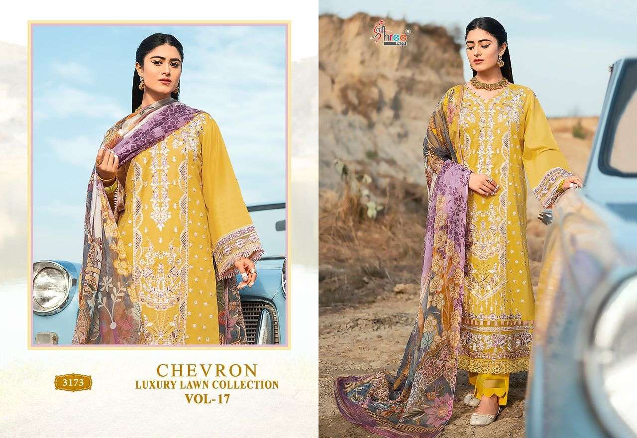 SHREE FABS CHEVRON LUXURY LAWN COLLECTION VOL 17