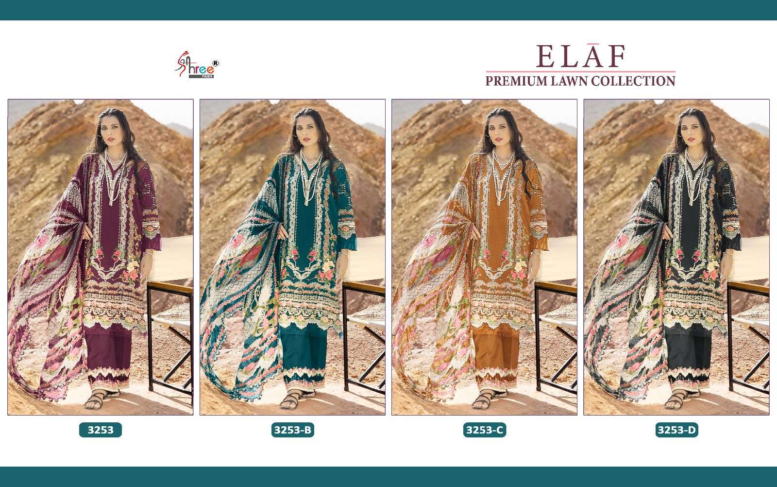 SHREE FABS ELAF PREMIUM LAWN COLLECTION 
