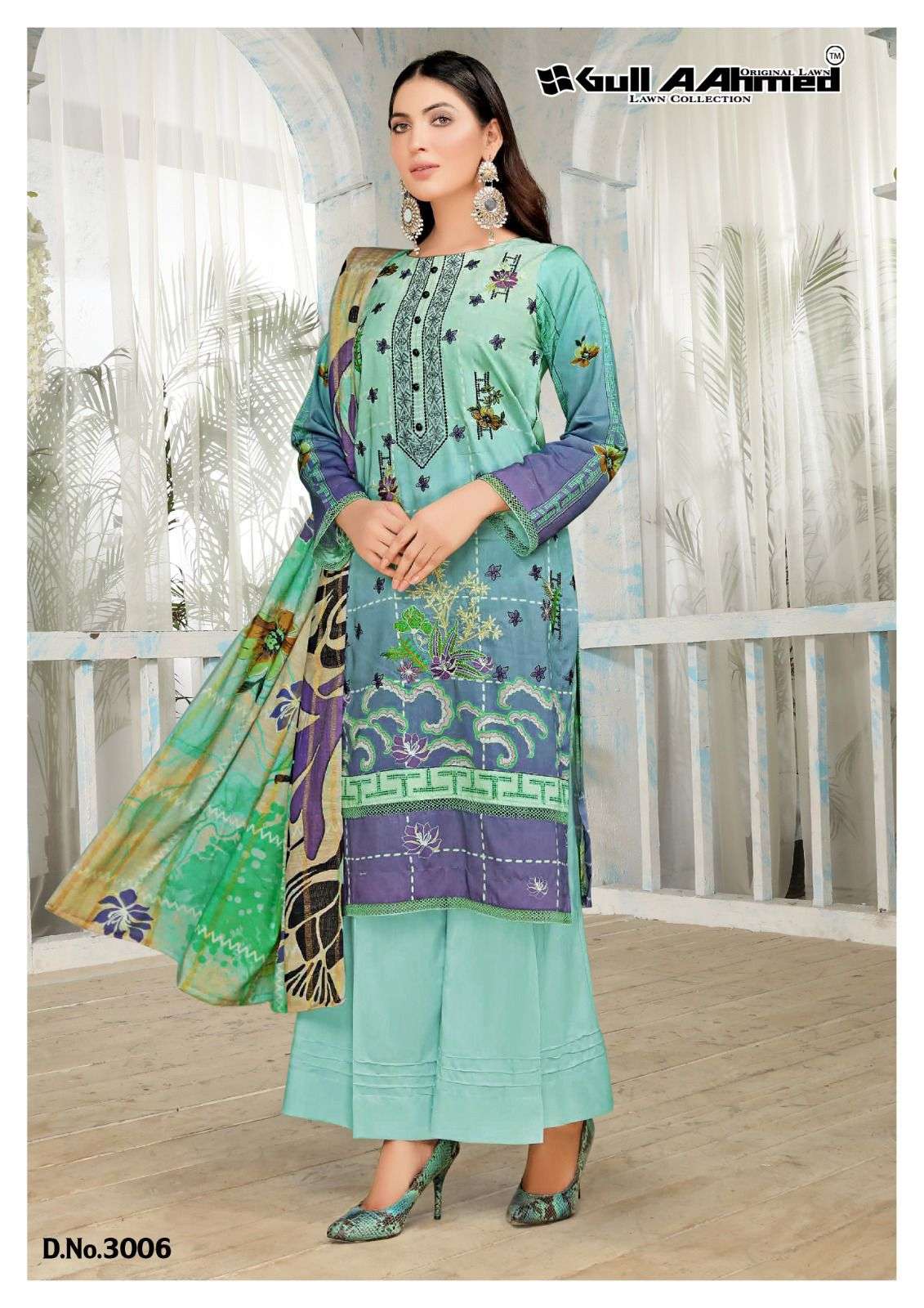 GULL AAHMED MINHAL EXCLUSIVE LAWN COLLECTION VOL 3