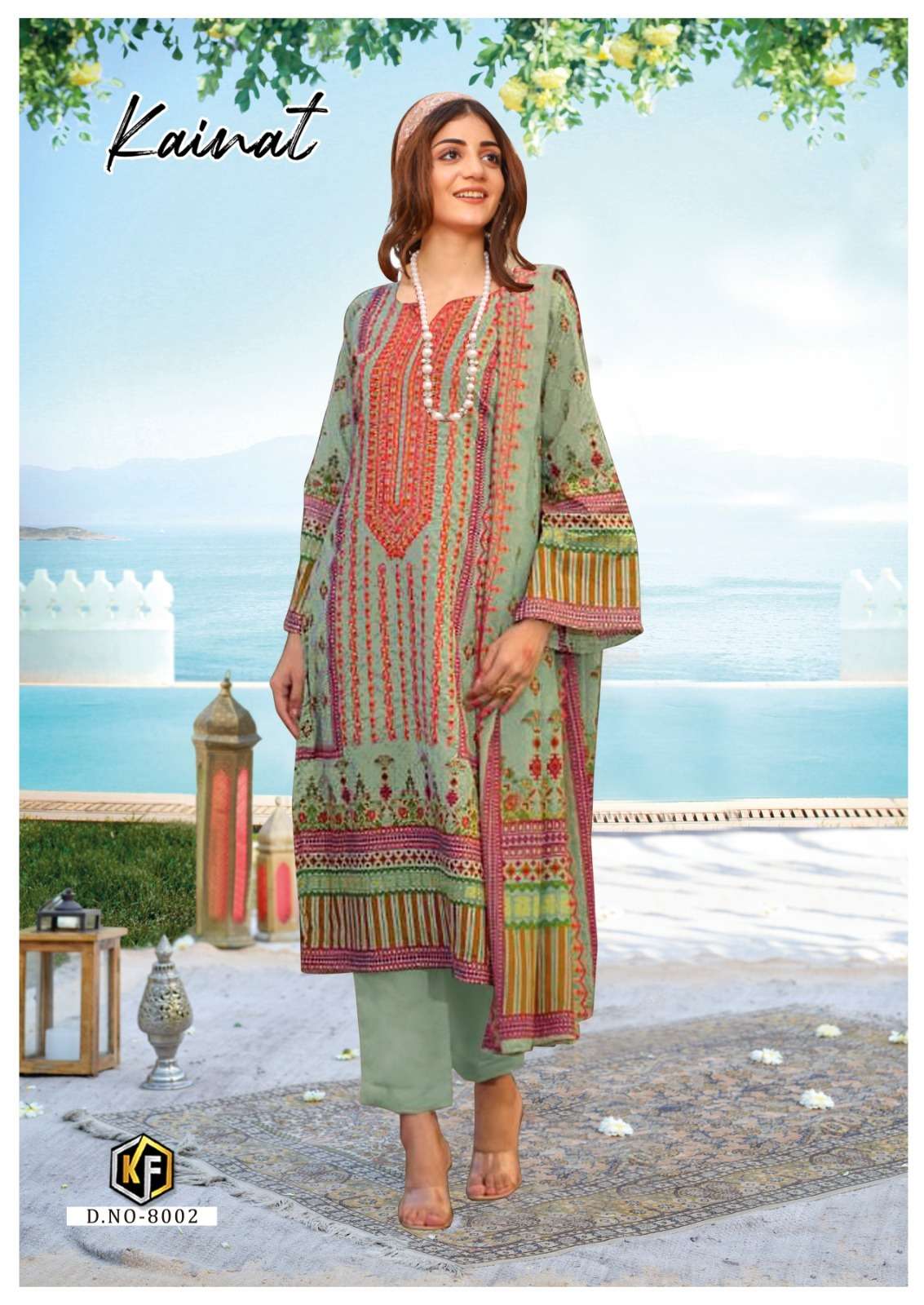 KEVAL FAB KAINAT LUXURY LAWN COLLECTION VOL 8 