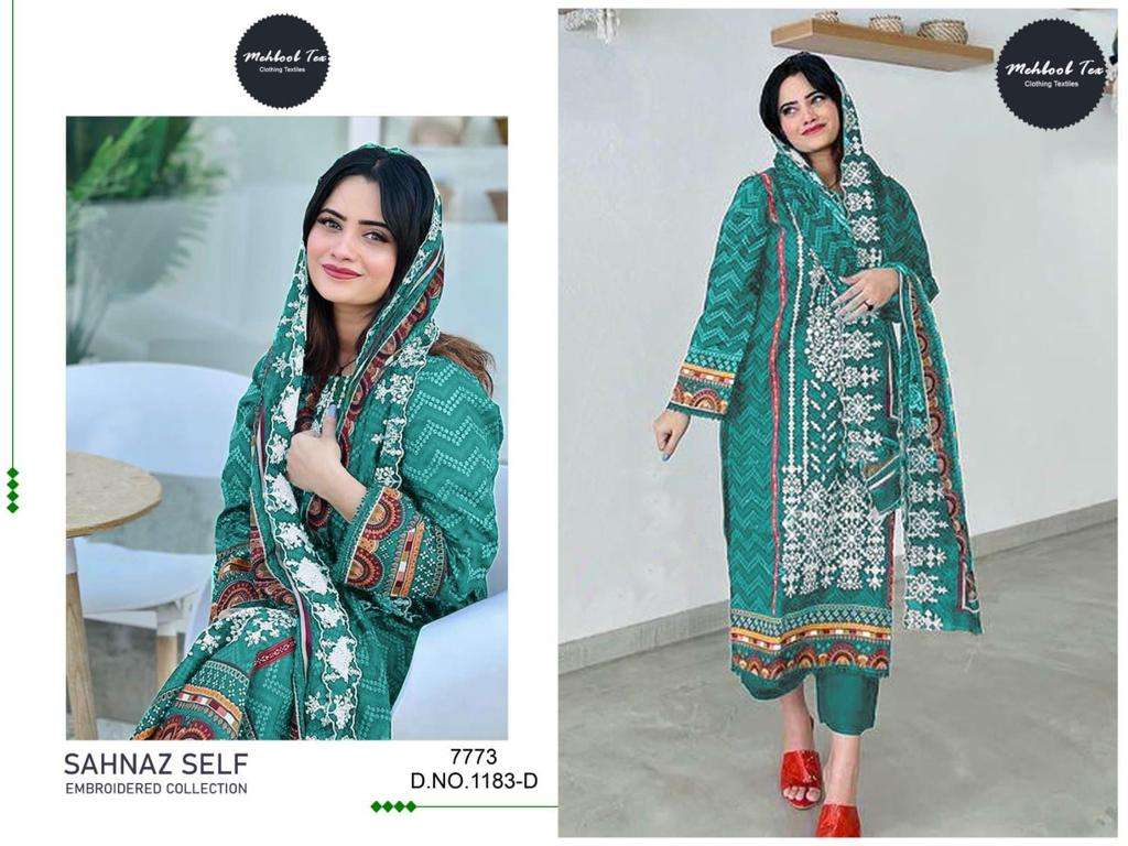 MEHBOOB TEX SHENAZ LUXURY LAWN COLLECTION