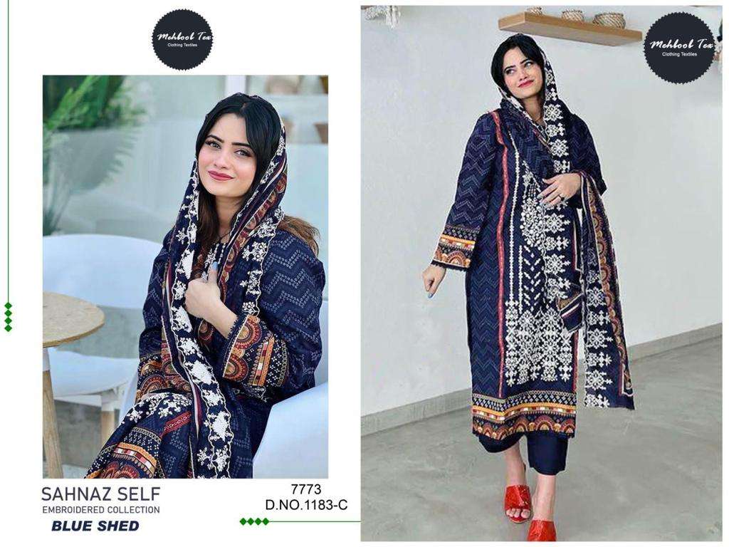 MEHBOOB TEX SHENAZ LUXURY LAWN COLLECTION