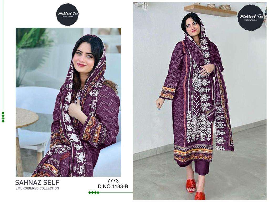 MEHBOOB TEX SHENAZ LUXURY LAWN COLLECTION