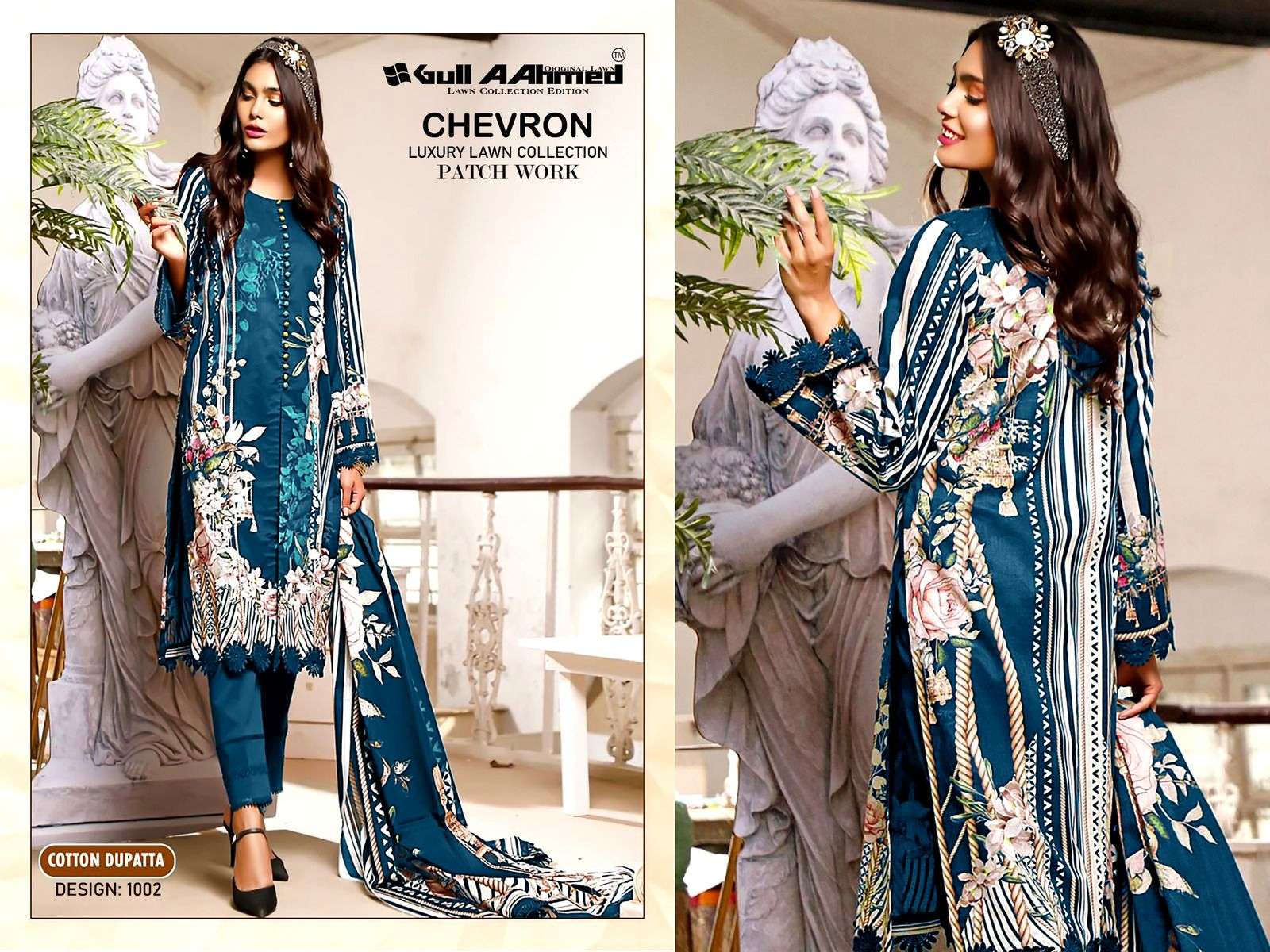 GULL AAHMED CHEVRON LUXURY LAWN COLLECTION