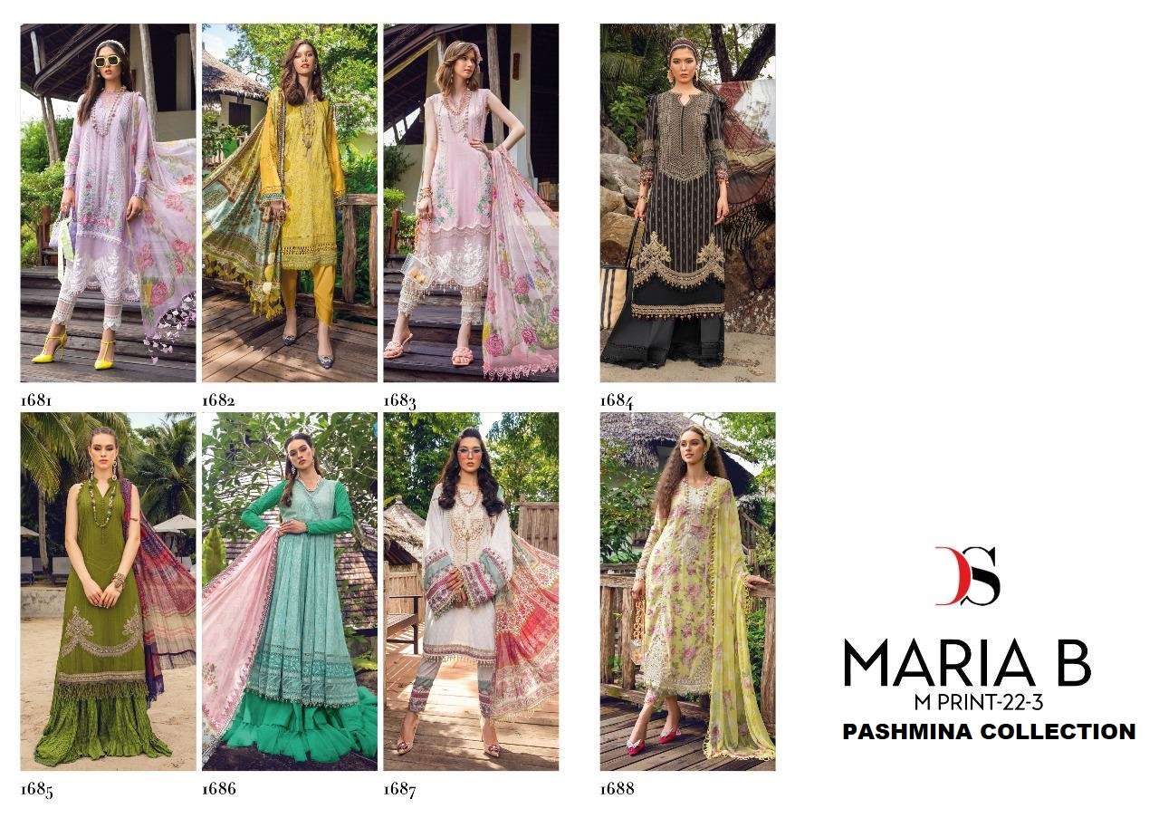 MARIA B MPRINT 22 VOL 3 PASMINA COLLECTION PASMINA COLLECTION