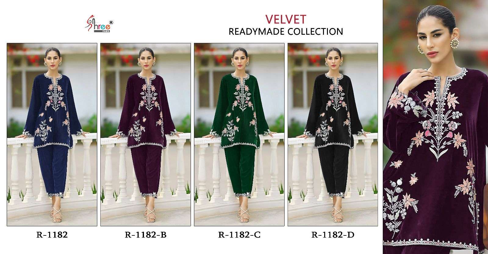 SHREE FABS VELVET READY MADE COLLECTION 