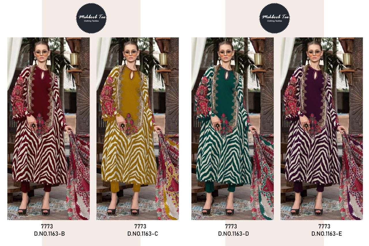 MEHBOOB TEX M PRINT HIT COLLECTION D NO 1163