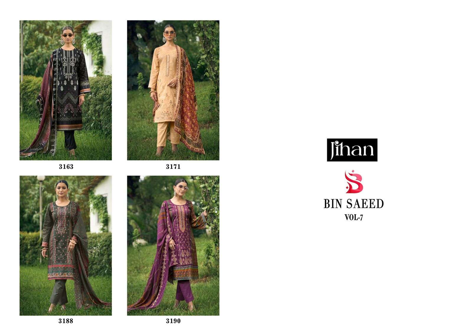 JIHAN BIN SAEED LAWN COLLECTION VOL 7  