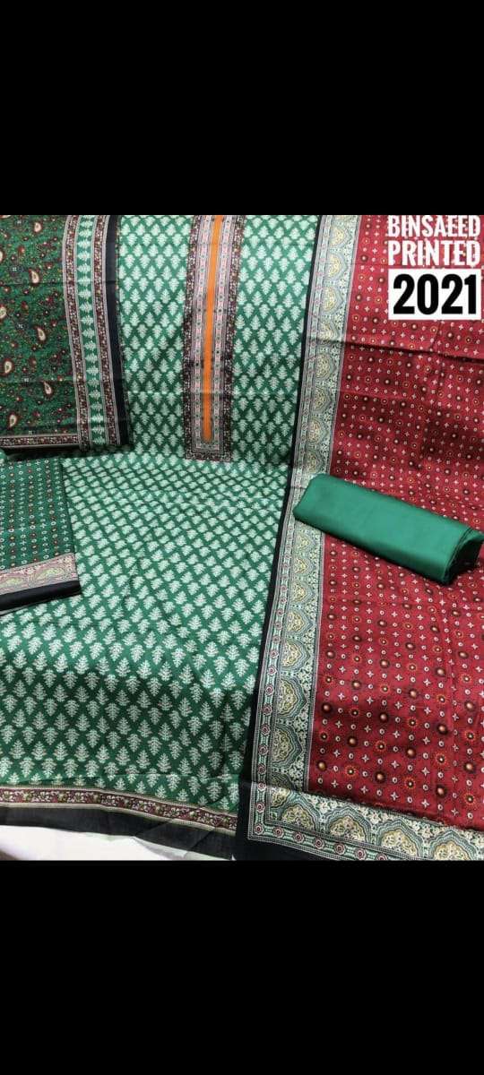 ORIGINAL PAKISTANI BIN SAEED PRINTED LAWN ORIGINAL