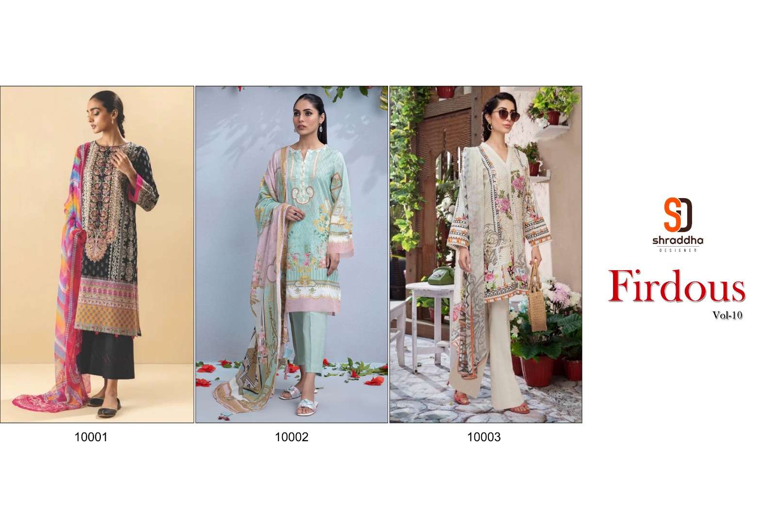 SHARADDHA DESIGNER FIRDOUS VOL 10