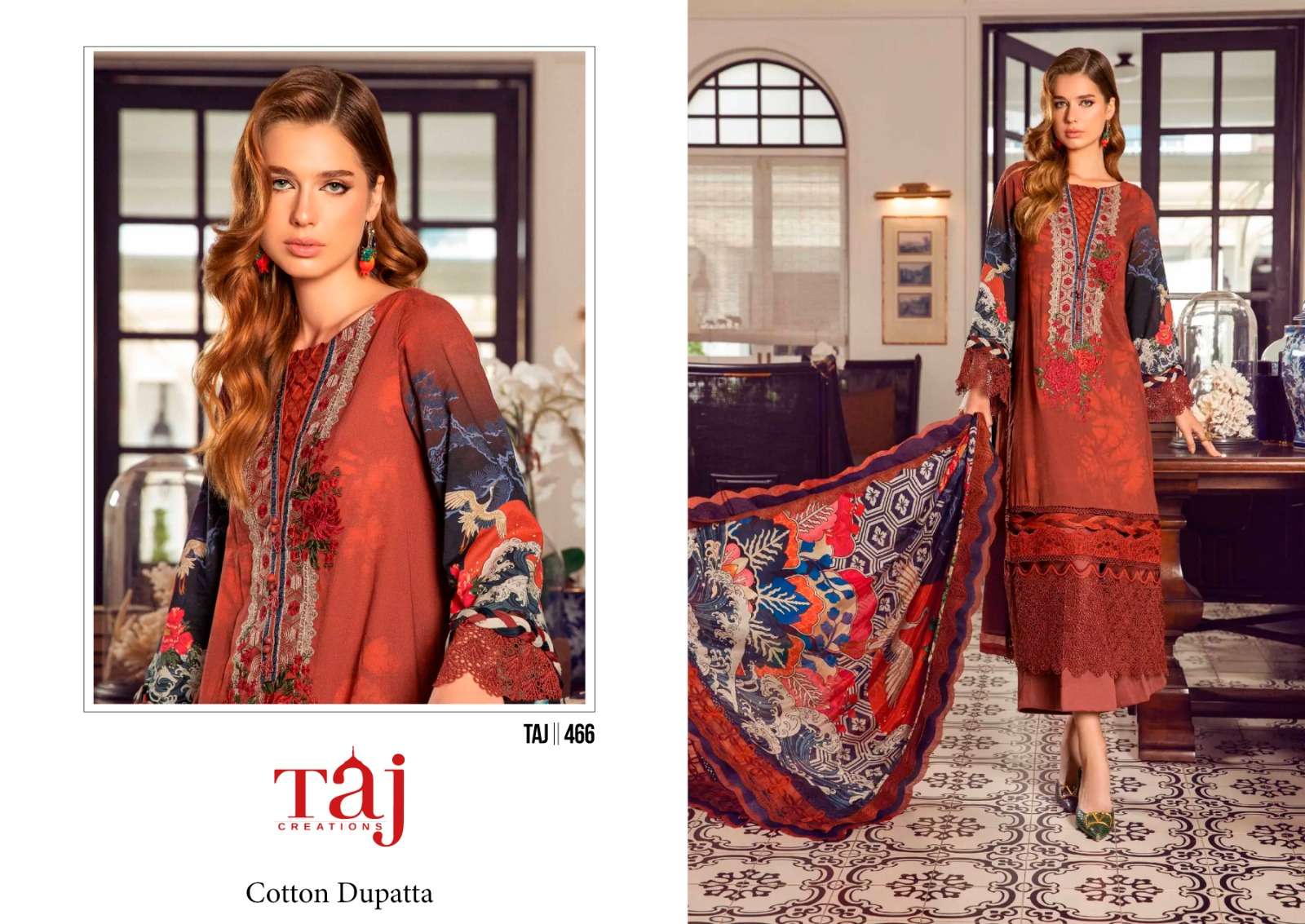 TAJ CREATION D NO 465 & 466 