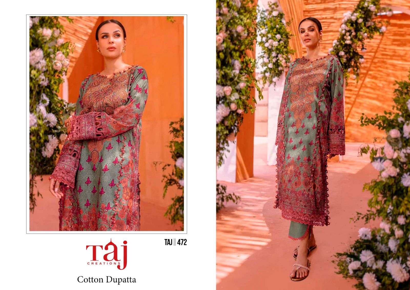 TAJ CREATIONS D NO 472 & 475