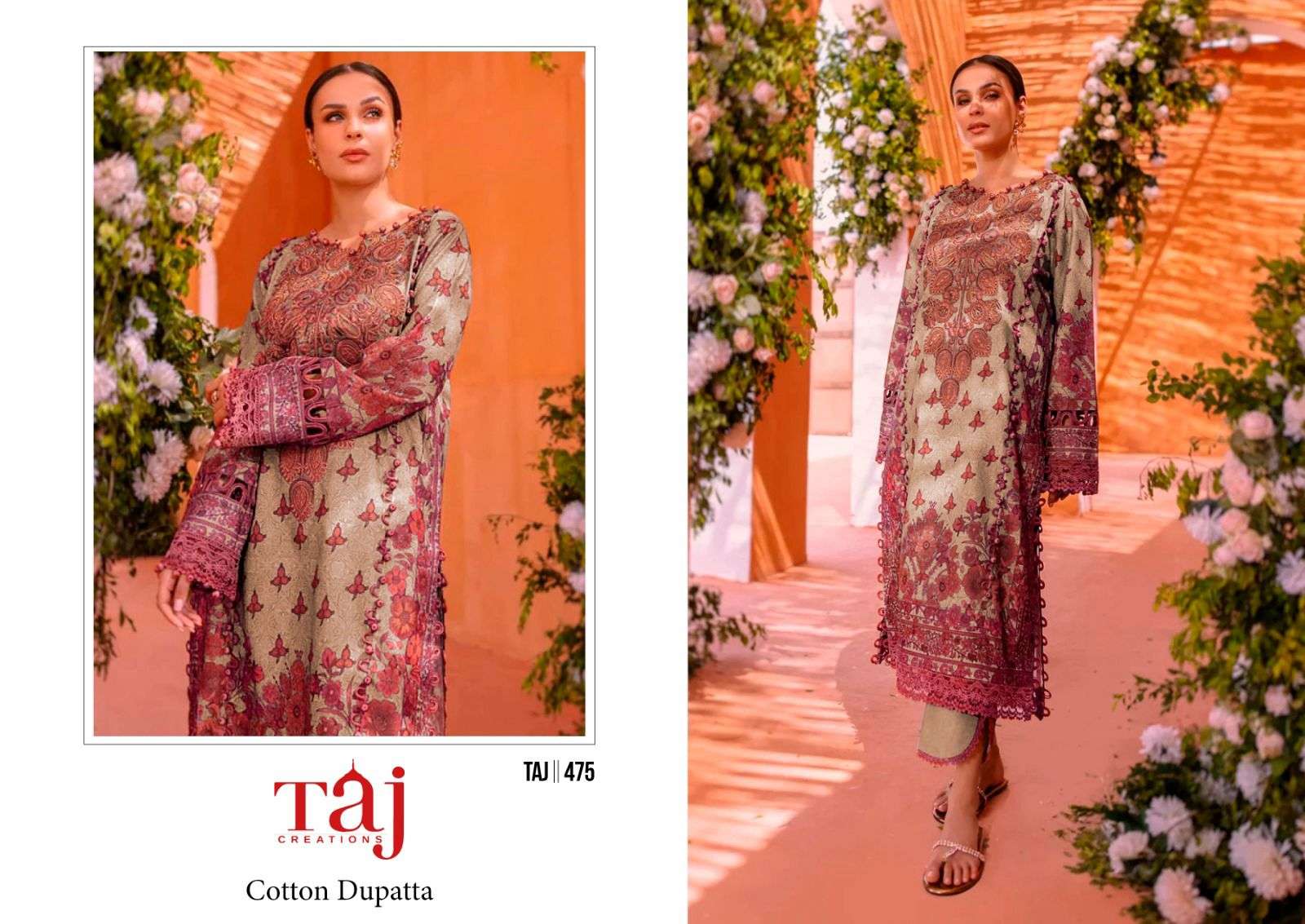 TAJ CREATIONS D NO 472 & 475