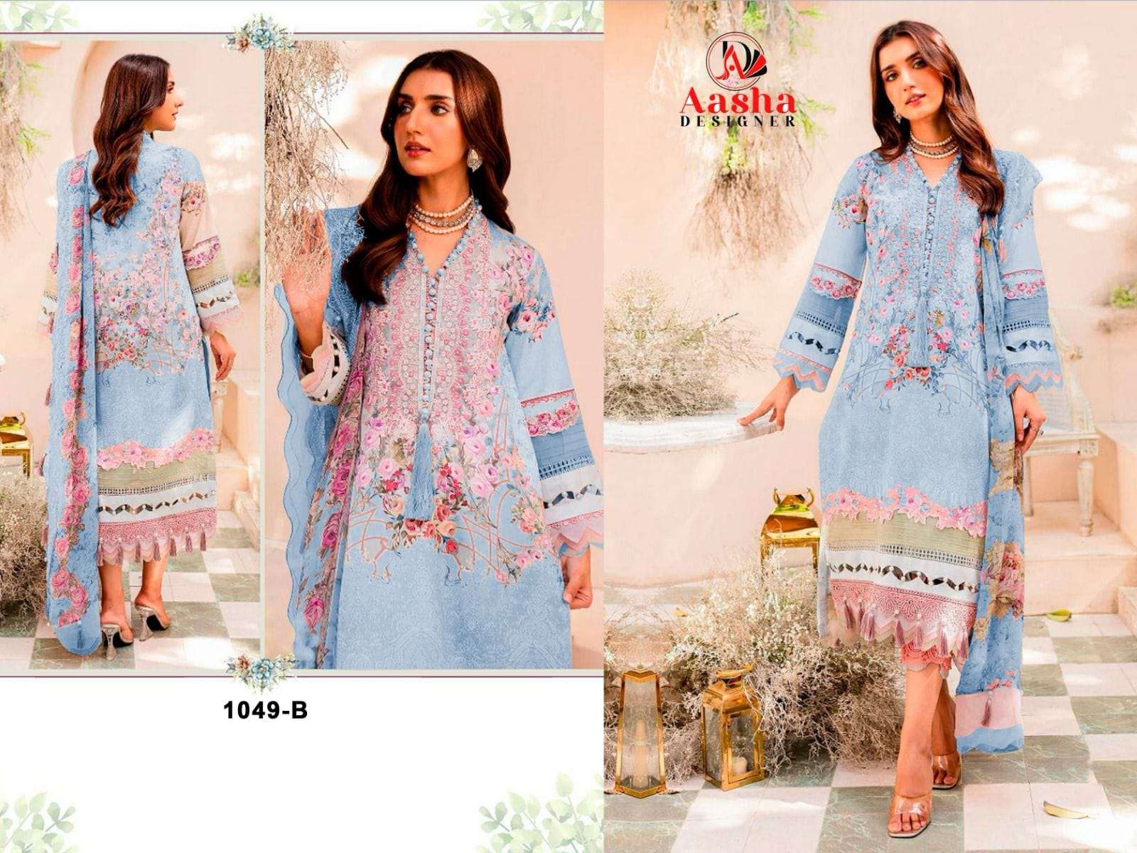 AASHA DESIGNER NEEDLE WONDER LAWN COLLECTION VOL 4 