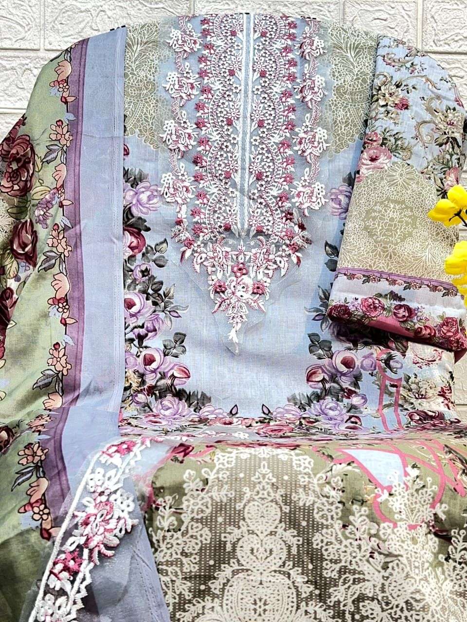 AASHA DESIGNER NEEDLE WONDER LAWN COLLECTION VOL 4 