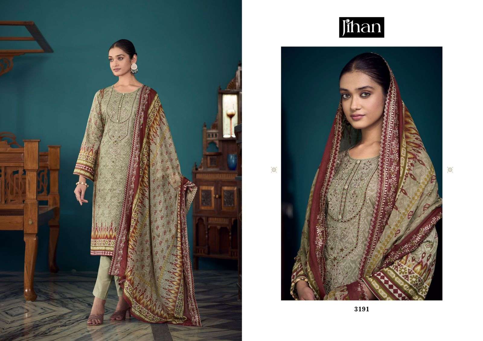 JIHAN BIN SAEED LAWN COLLECTION VOL 8 