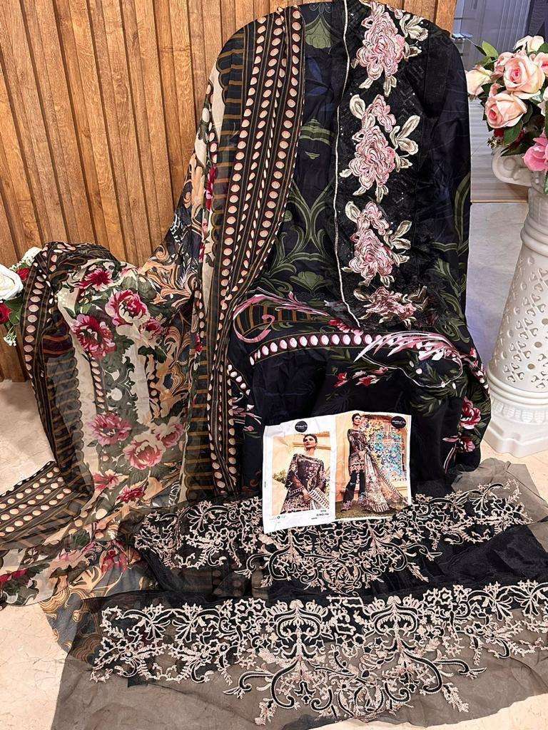 MEHBOOB TEX FIRDOUS BLACK BERRY EXCLUSIVE COLLECTION 