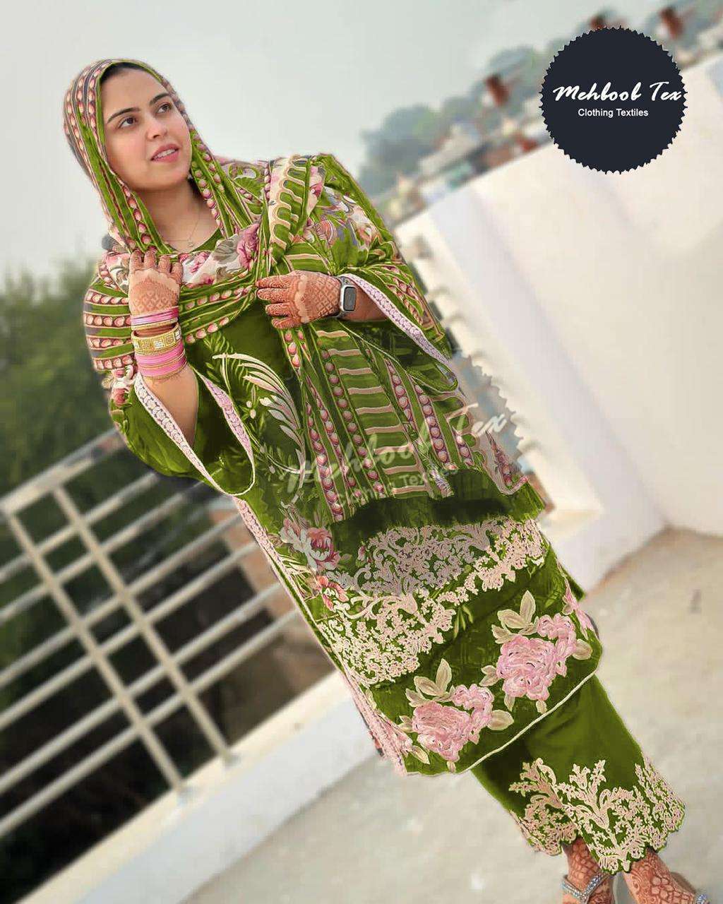 MEHBOOB TEX FIRDOUS BLACK BERRY EXCLUSIVE COLLECTION 