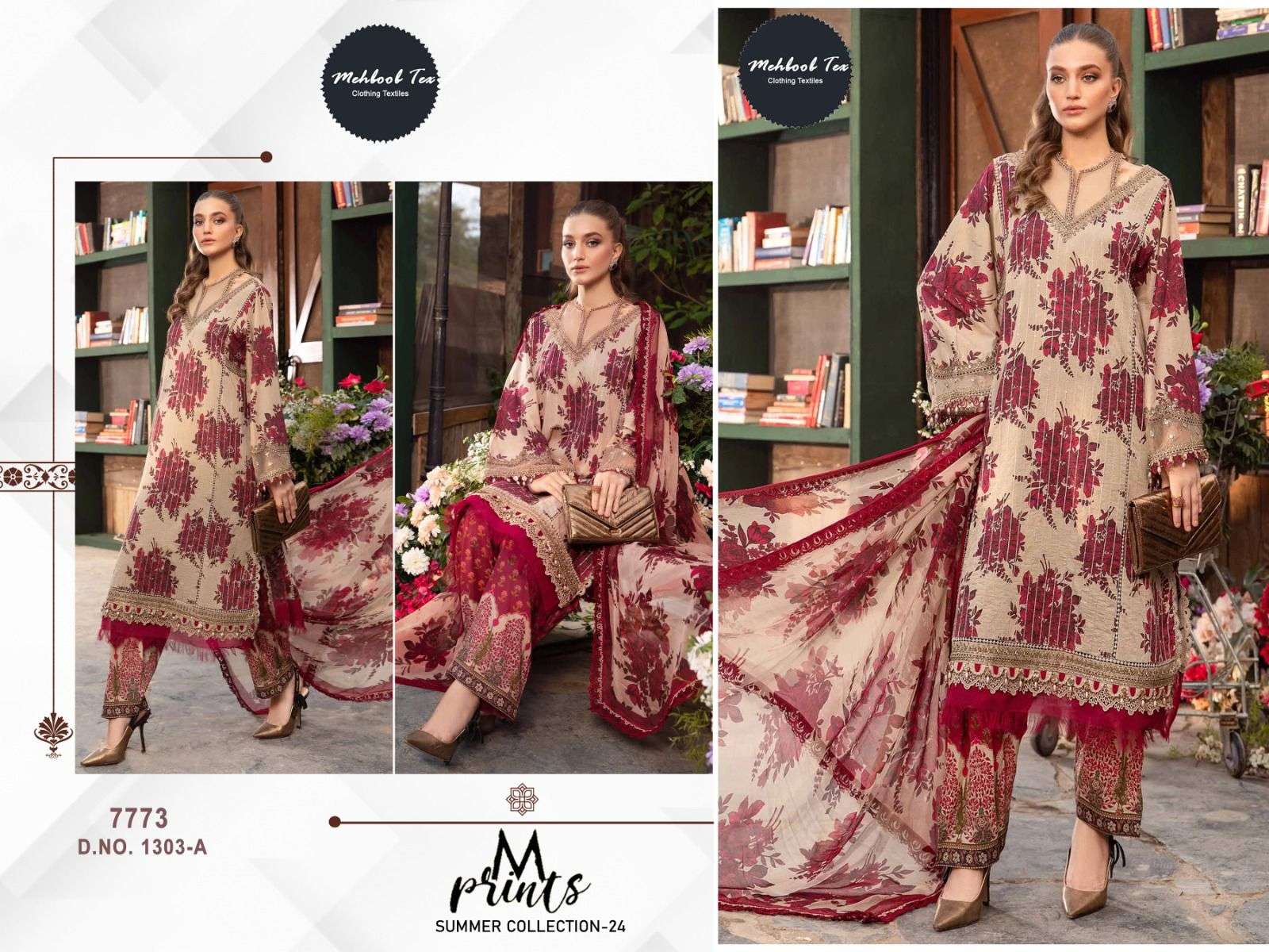 MEHBOOB TEX M PRINTS SUMMER COLLECTION 24