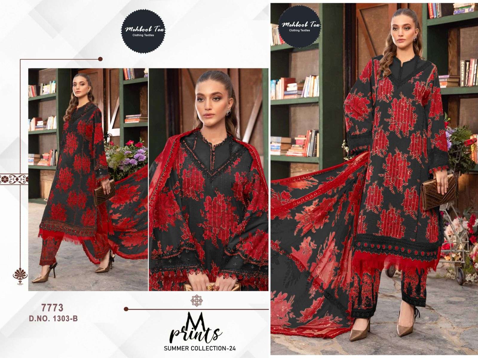 MEHBOOB TEX M PRINTS SUMMER COLLECTION 24