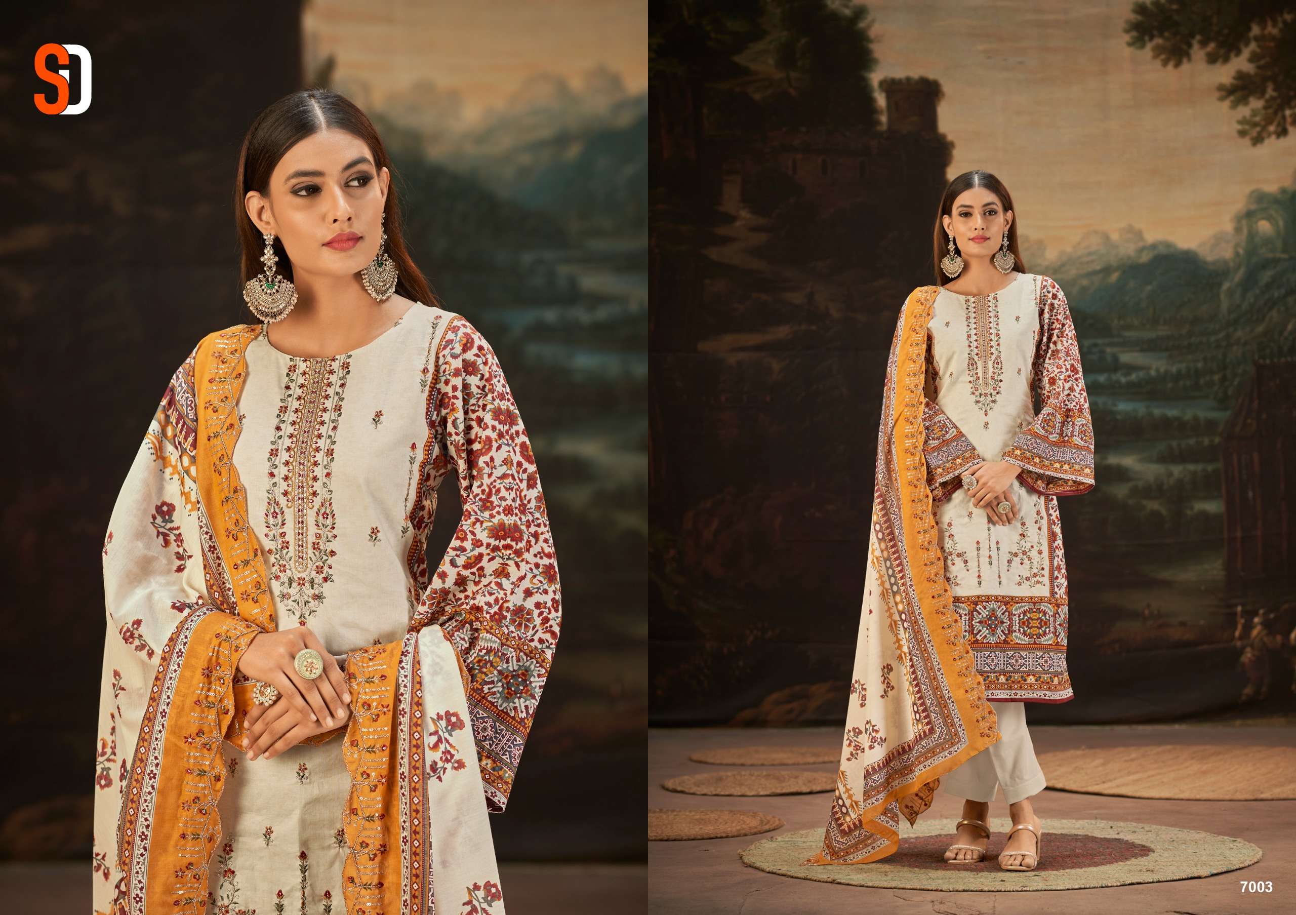 SHARADDHA DESIGNER BIN SAEED LAWN COLLECTION VOL 7