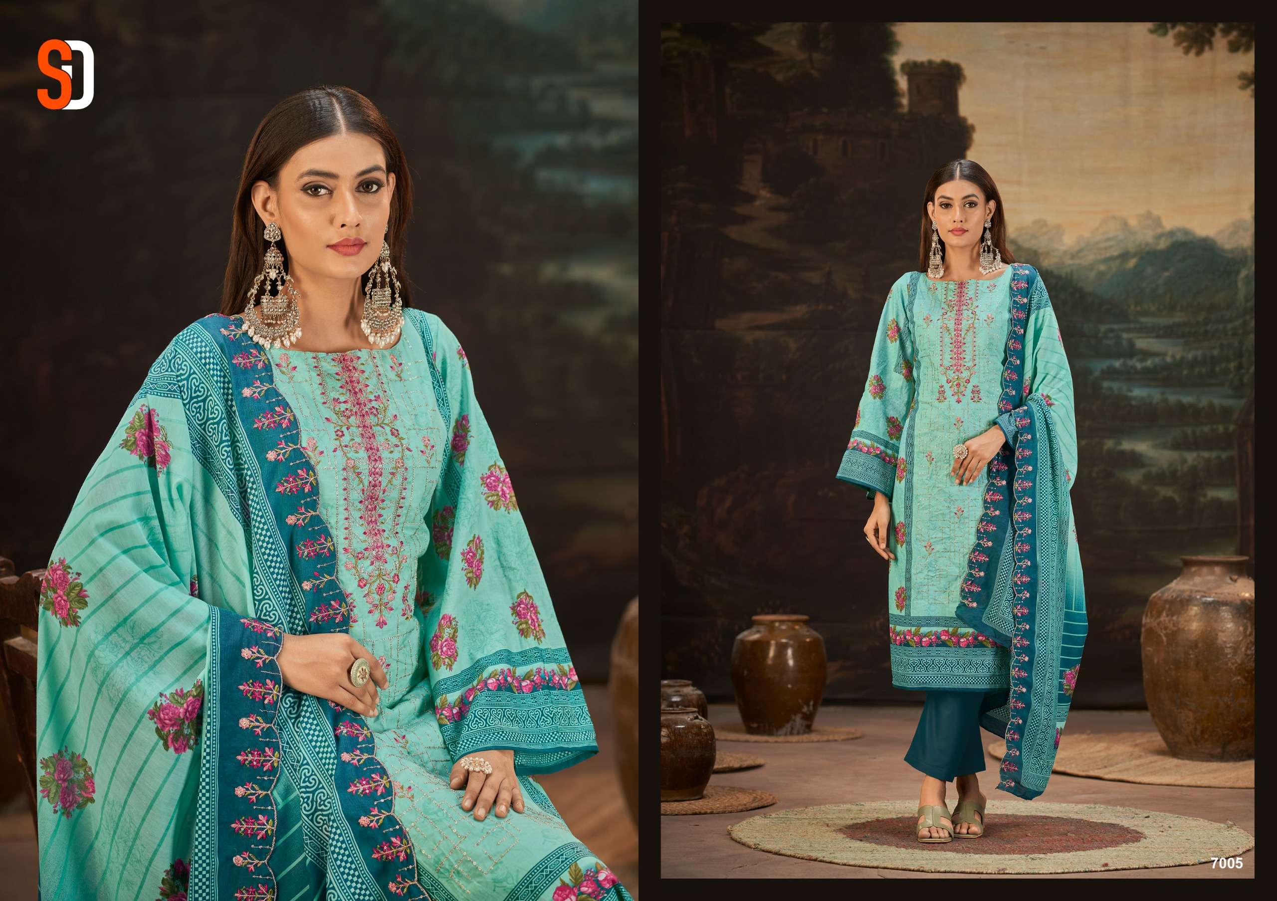 SHARADDHA DESIGNER BIN SAEED LAWN COLLECTION VOL 7