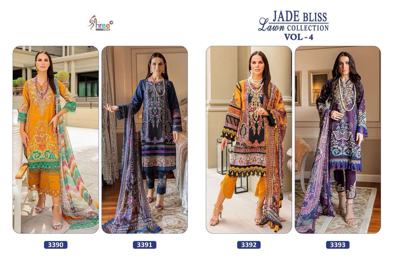 SHREE FABS JADE BLISS LAWN COLLECTION VOL 4