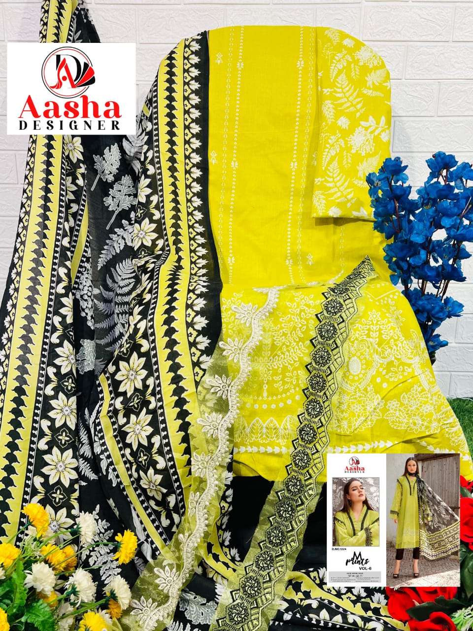 AASHA DESIGNER M PRINTS VOL 6 