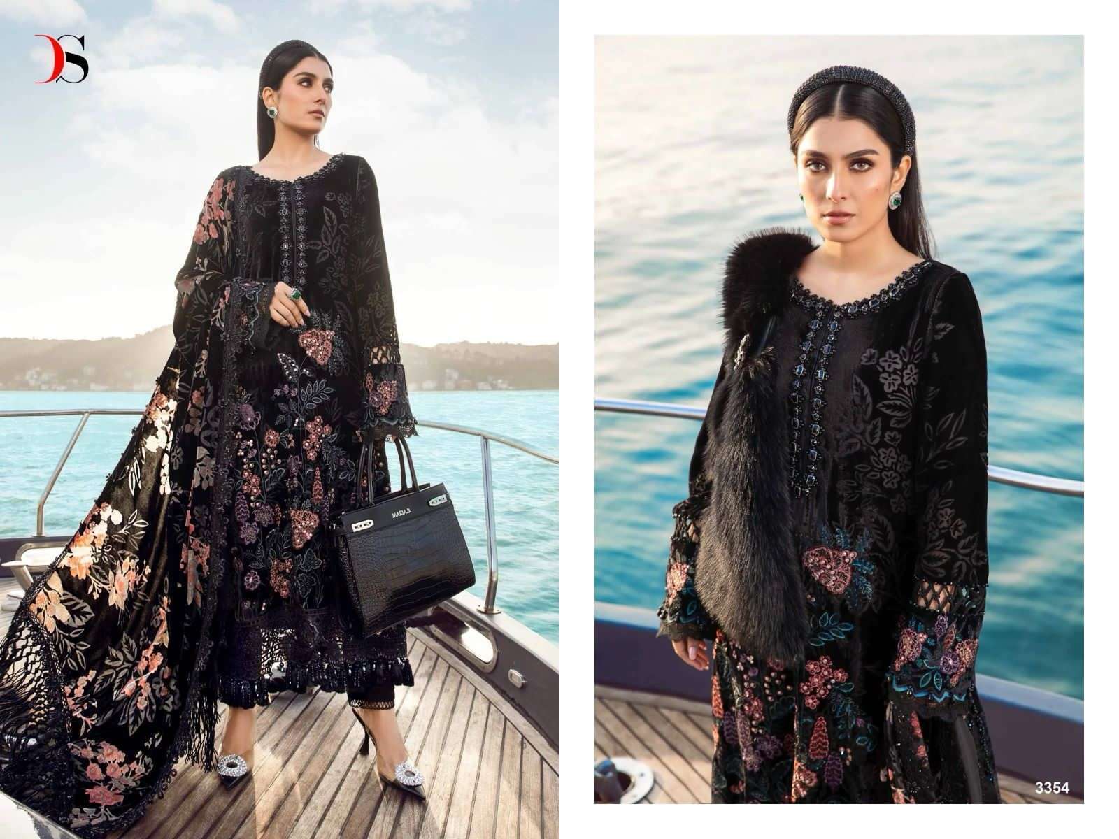 DEEPSY SUITS MARIA B EMBROIDERED 24 D NO 3354