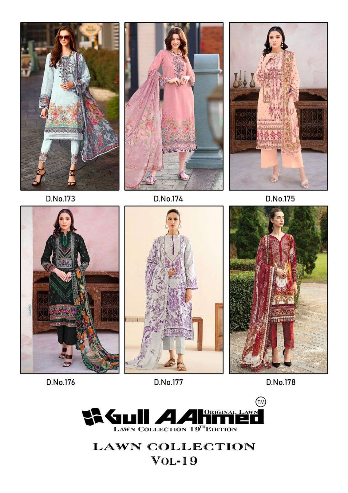 GULL AAHMED LAWN COLLECTION VOL 19