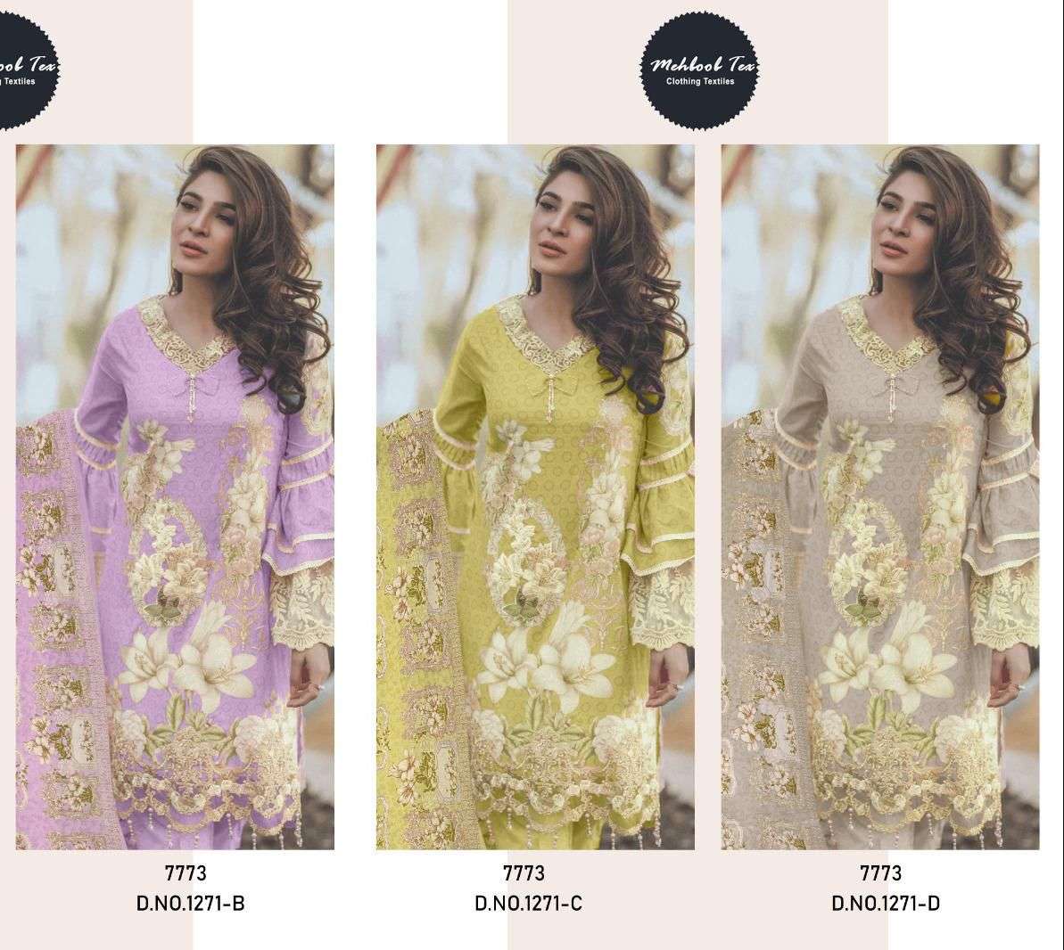 MEHBOOB TEX MARIA B GOLD SUMMER COLLECTION