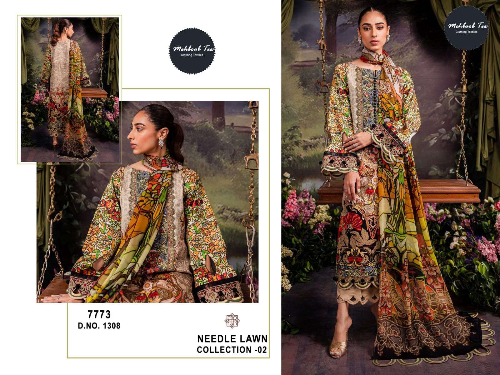 MEHBOOB TEX NEEDLE LAWN COLLECTION VOL 2 