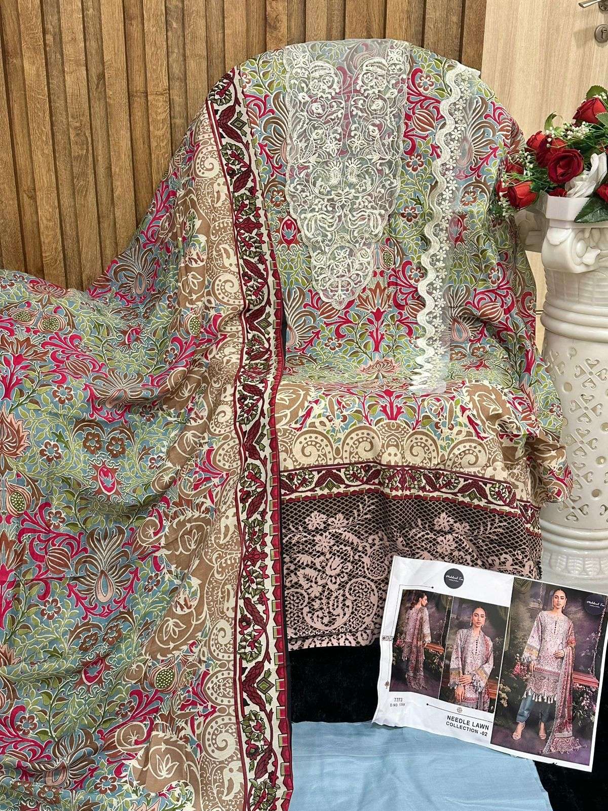 MEHBOOB TEX NEEDLE LAWN COLLECTION VOL 2 