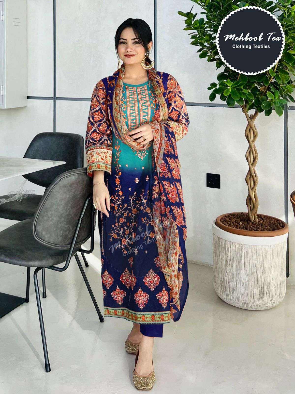 MEHBOOB TEX SAHNAZ SELF EMBROIDERED COLLECTION 