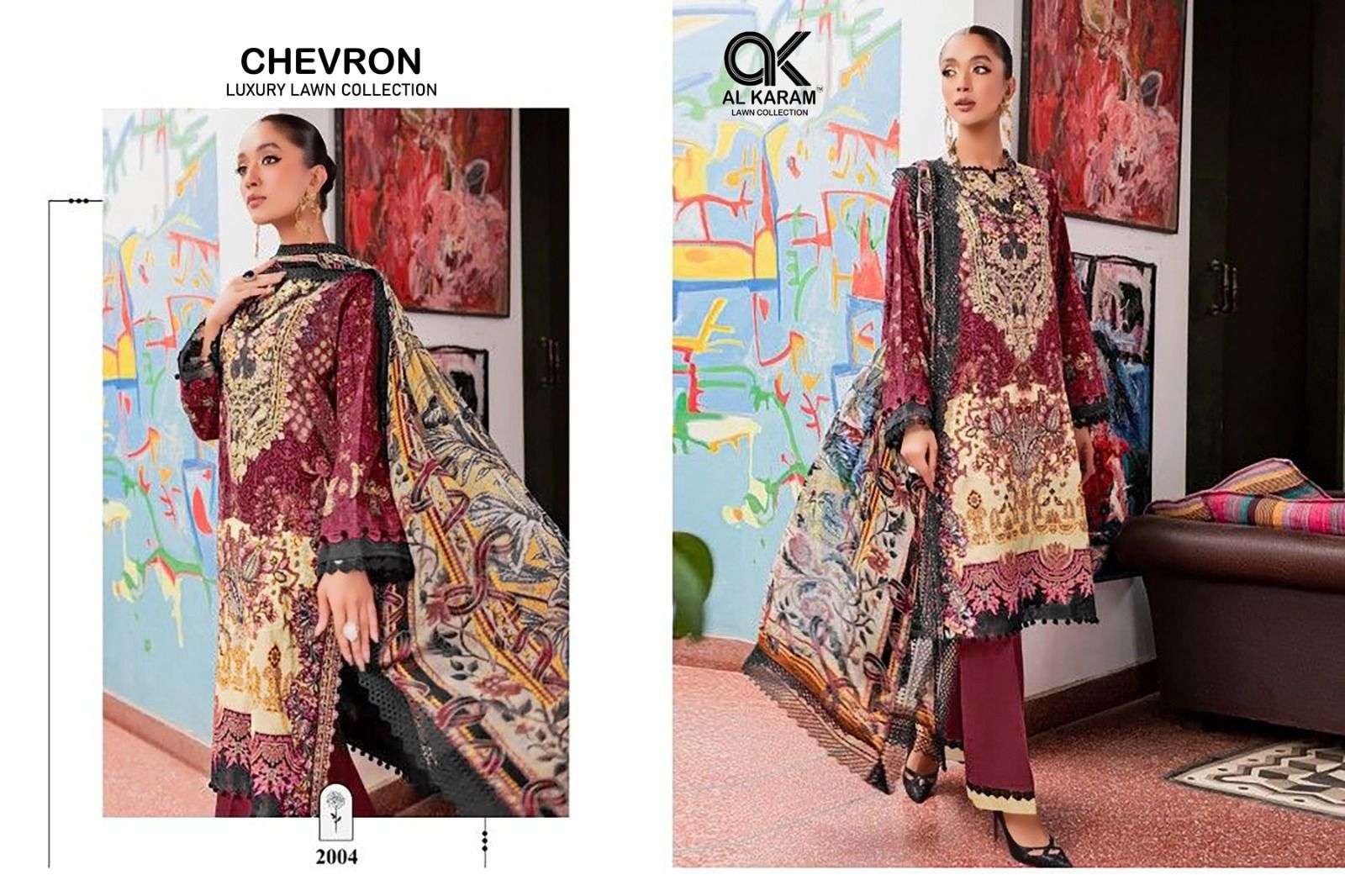 AL KARAM CHEVRON LUXURY LAWN COLLECITON