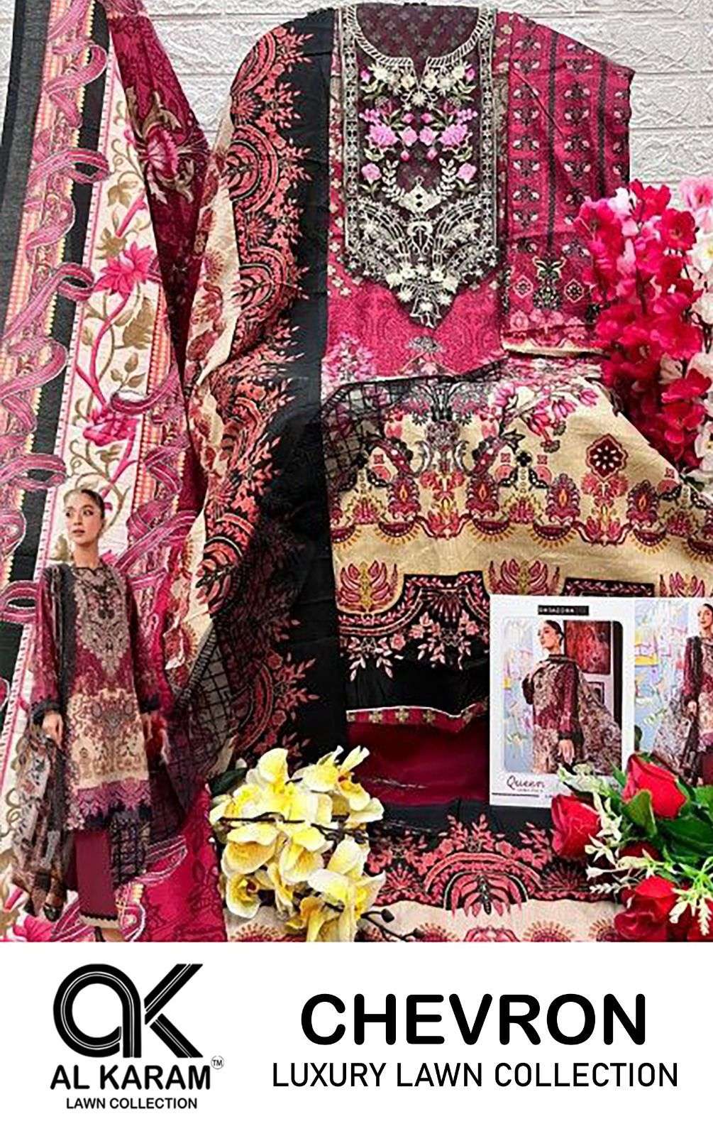 AL KARAM CHEVRON LUXURY LAWN COLLECITON