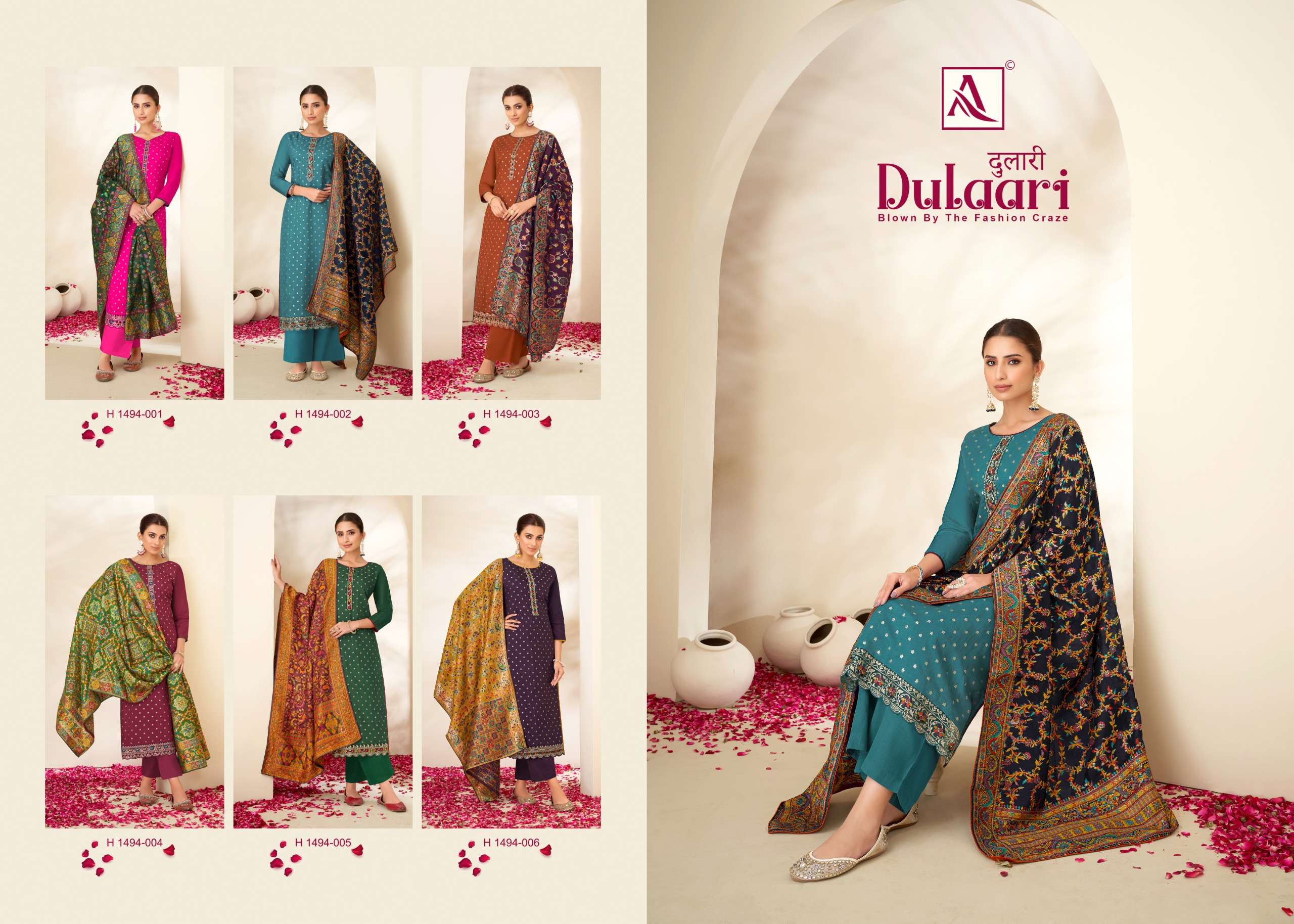 ALOK SUITS DULAARI 