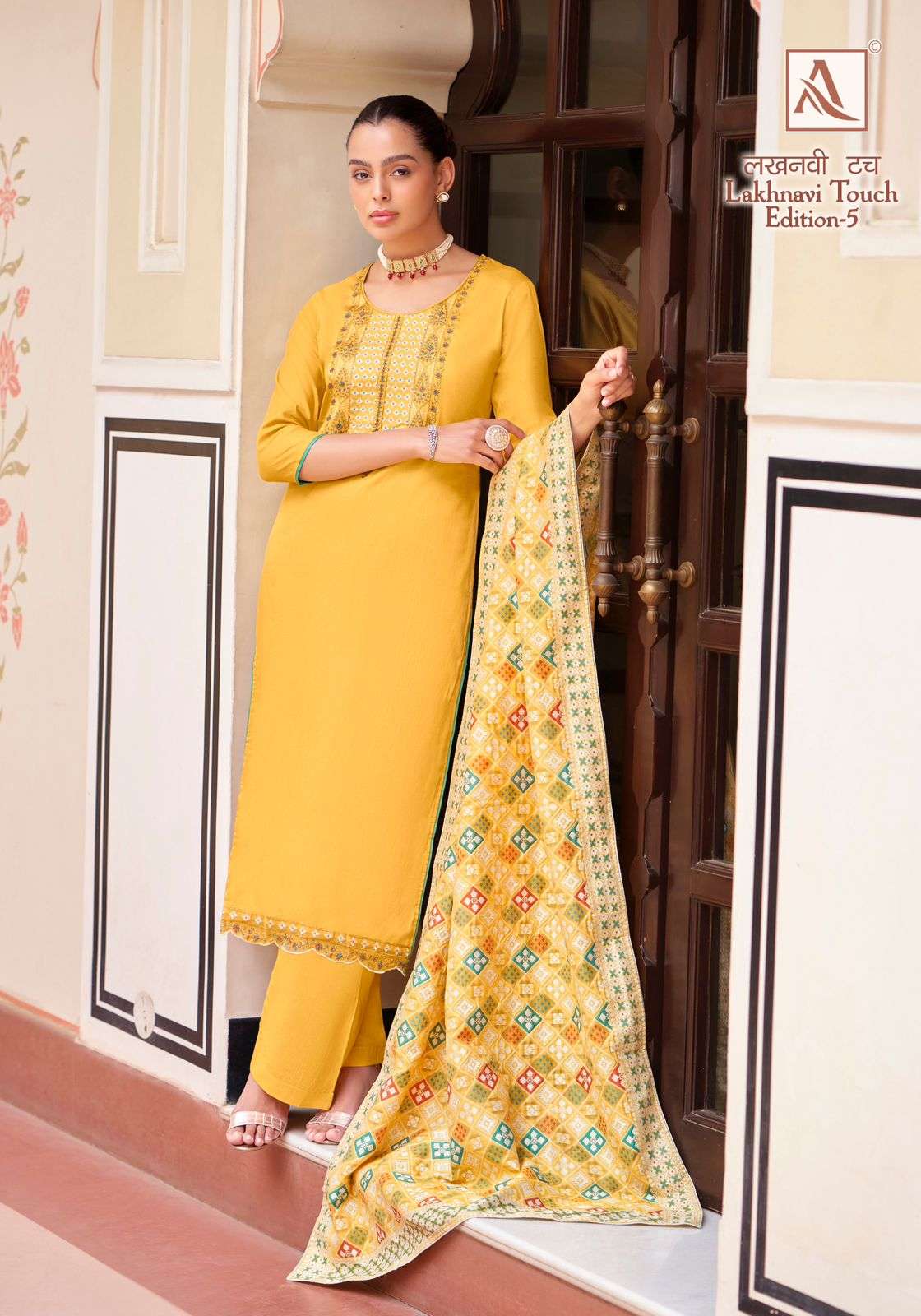 ALOK SUITS LAKHNAVI TOUCH VOL 5 