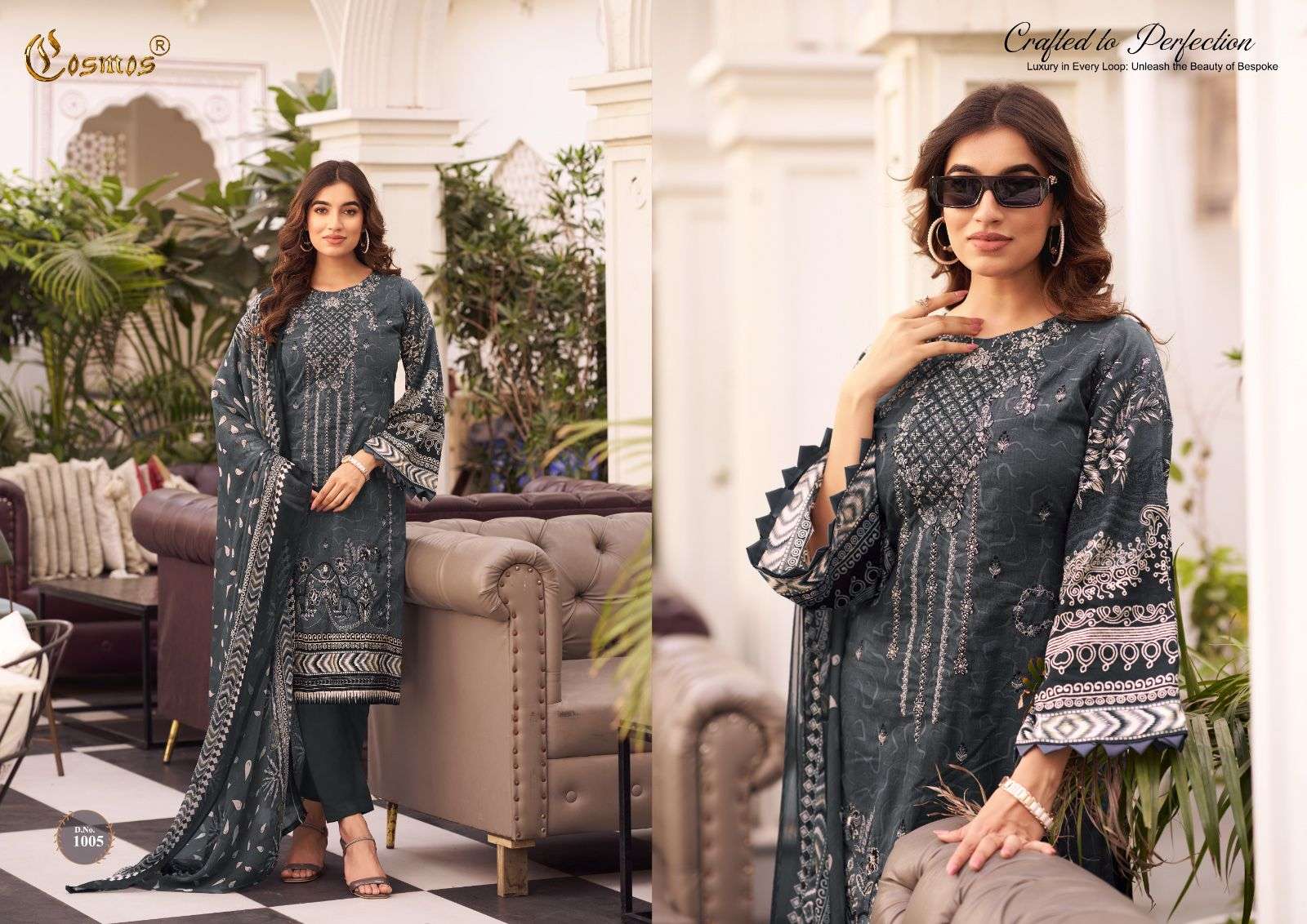 COSMOS FASHION NOOR PREMIUM EMBROIDERED 