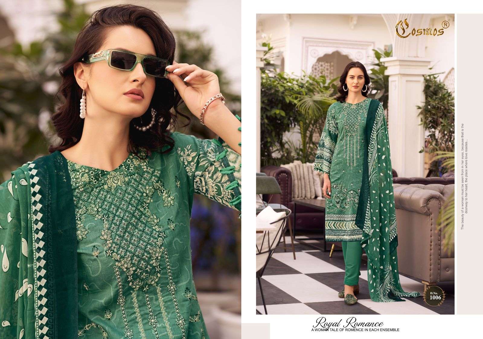 COSMOS FASHION NOOR PREMIUM EMBROIDERED 