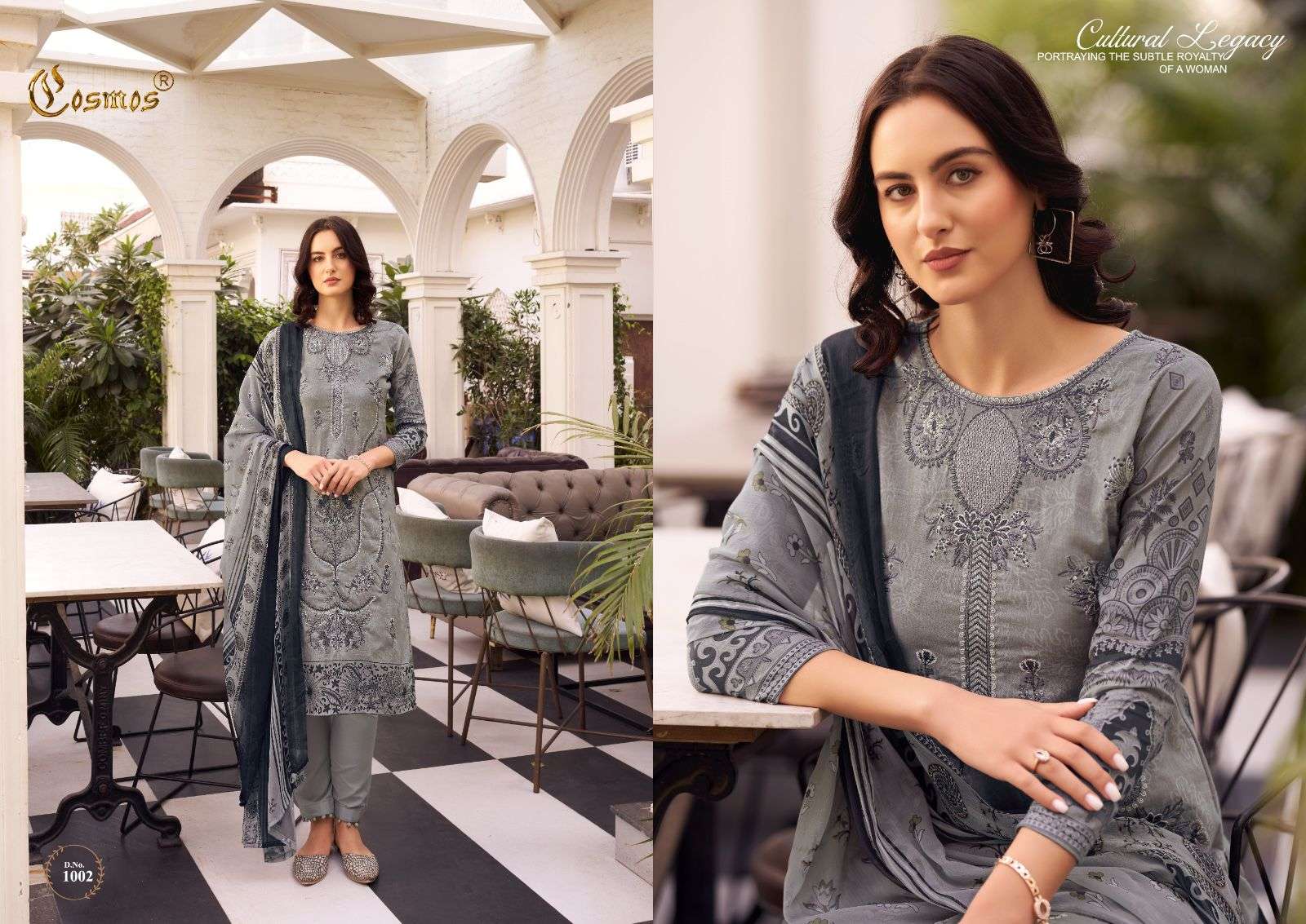 COSMOS FASHION NOOR PREMIUM EMBROIDERED 