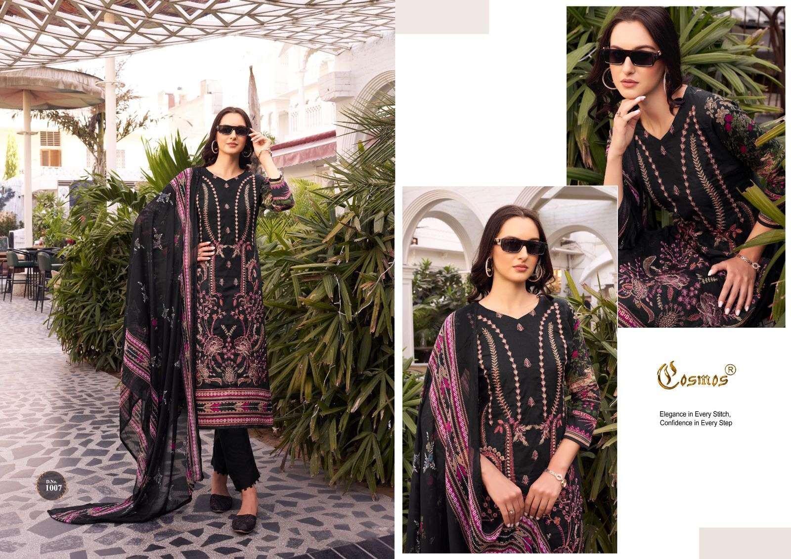 COSMOS FASHION NOOR PREMIUM EMBROIDERED 