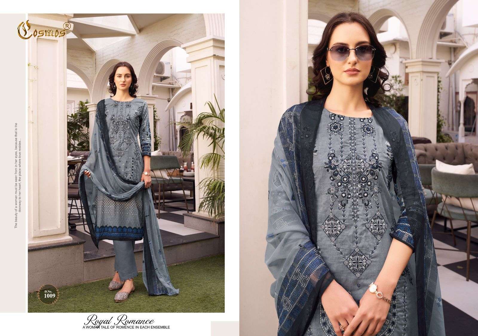 COSMOS FASHION NOOR PREMIUM EMBROIDERED 