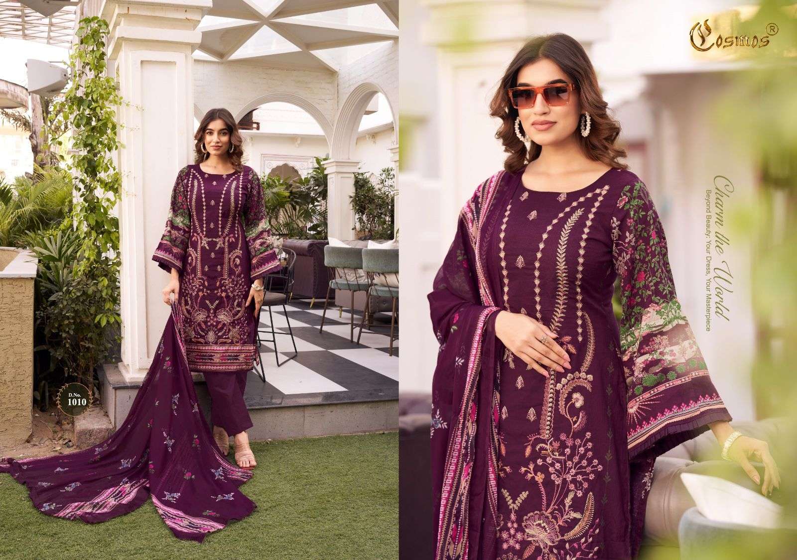 COSMOS FASHION NOOR PREMIUM EMBROIDERED 