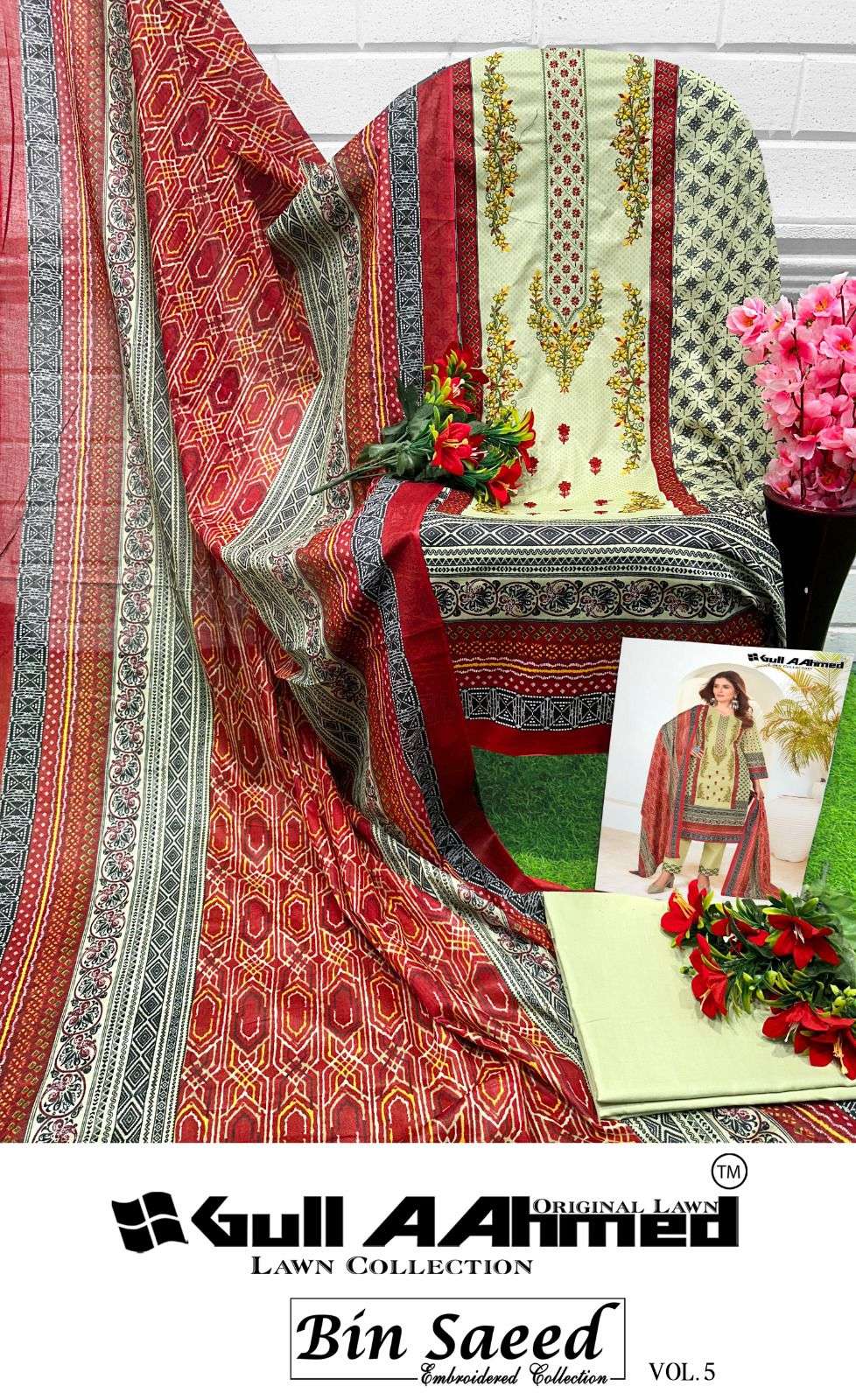 GULL AHMED BIN SAEED EMBROIDERED COLLECTION VOL 5