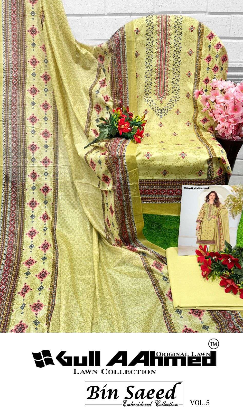 GULL AHMED BIN SAEED EMBROIDERED COLLECTION VOL 5